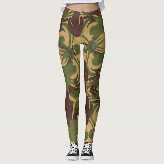 Faded Camo. Be incognito! Leggings (Front)
