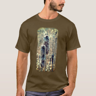 Faded Cattails Nature T-Shirt