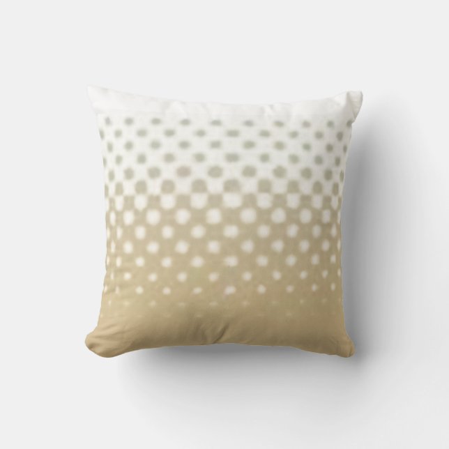 Faded Dot Pattern Pillow (Front)