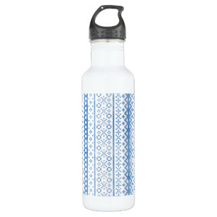 Faded Fair Isle Knitwear Watercolor Cosy Cabincore 710 Ml Water Bottle
