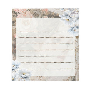 Faded Florals: Romantic Notes Collection