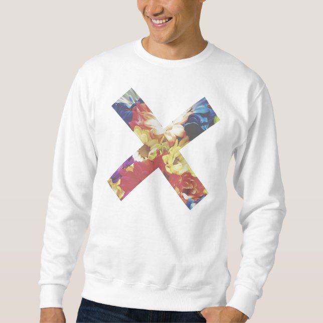 Faded Foral X Sweatshirt By Megaflora (Front)