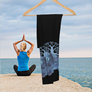 FADED GENES Chow  TREE OF LIFE  black Leggings