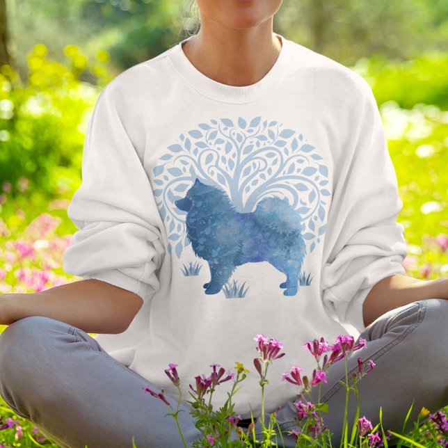 FADED GENES Lapphund  TREE OF LIFE front and back  Sweatshirt (Creator Uploaded)