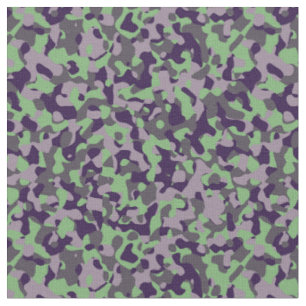 faded green and violet camo abstract fabric