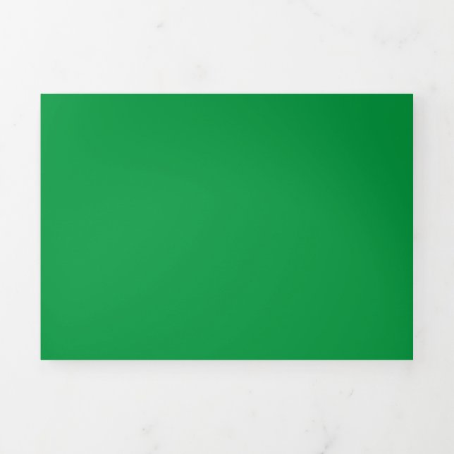Faded Green,Fern,Forest Green, Tri-Fold Card (Cover)