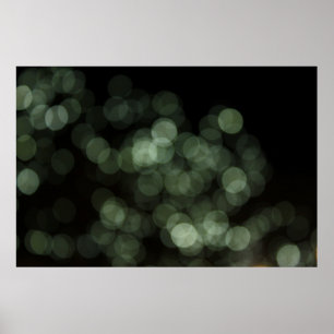 Faded green lights digital poster