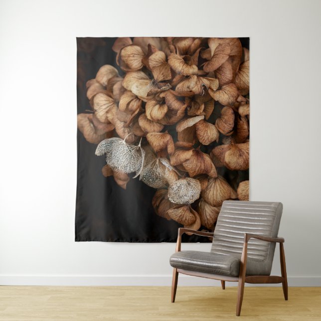 Faded Hydrangea  Tapestry (In Situ)