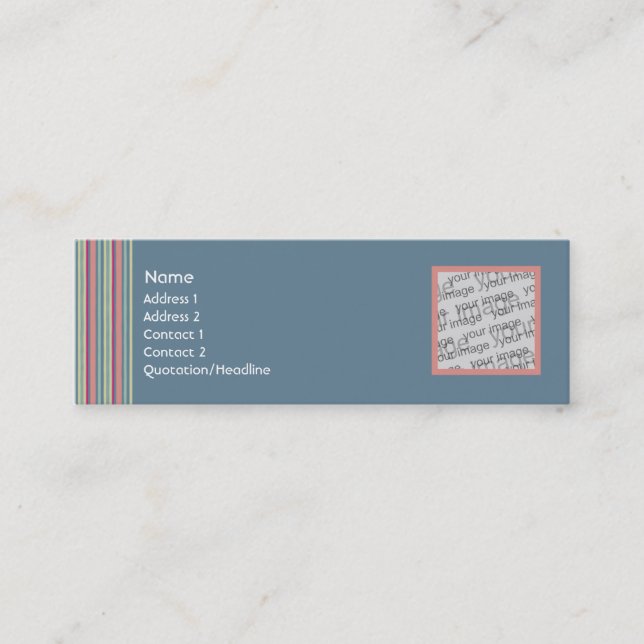 Faded Jeans Profile Card (Front)