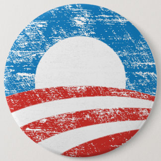 Faded Obama Logo 6 Cm Round Badge