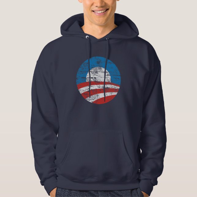 Faded Obama Logo Hoodie (Front)