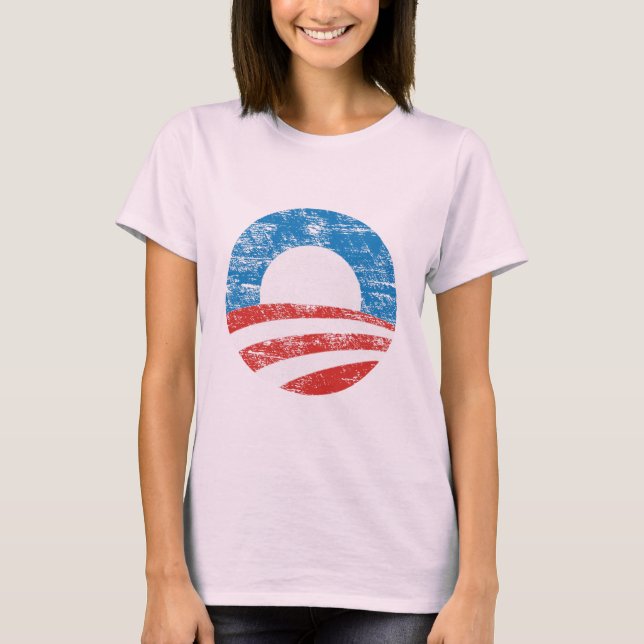 Faded Obama Logo T-Shirt (Front)