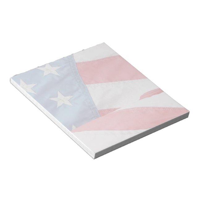 Faded Old Glory Notepad (Angled)