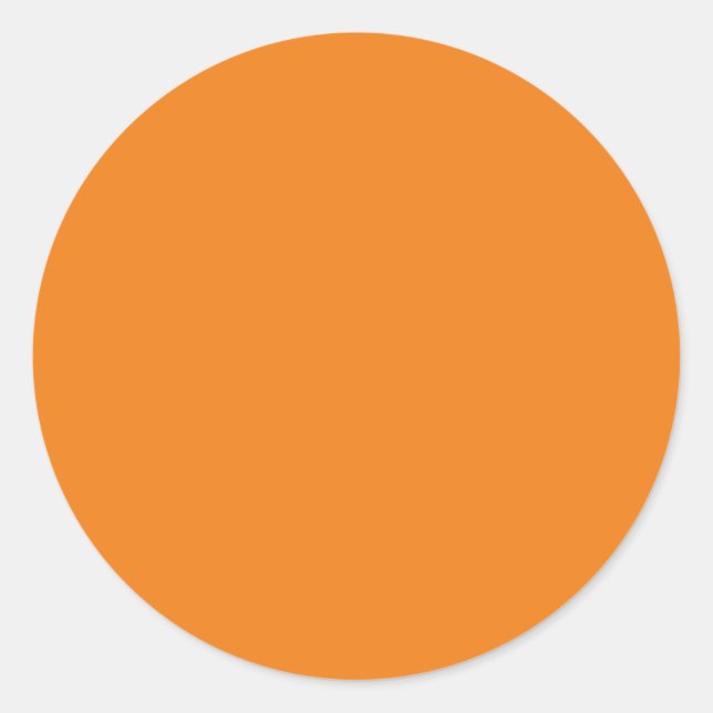 Faded Orange,Indian Yellow,Pale Copper, Classic Round Sticker (Front)