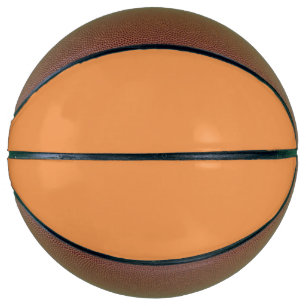 Faded orange (solid colour) Basketball