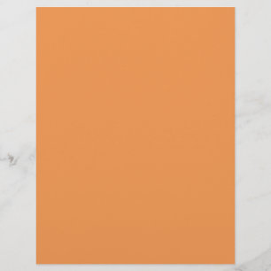 Faded orange (solid colour) Custom Letterhead