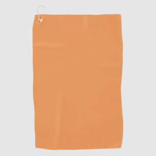 Faded orange (solid colour) Golf Towel