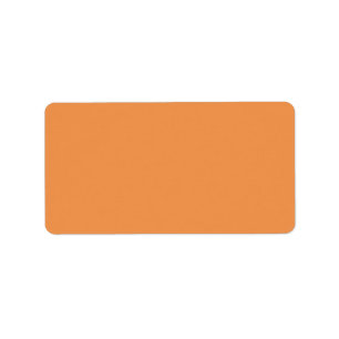  Faded orange (solid colour)  Label