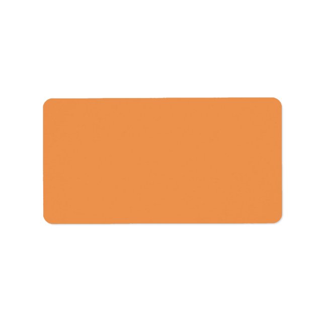  Faded orange (solid colour)  Label (Front)