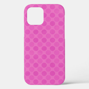 Faded pink circles pattern green Case-Mate iPhone  12 Case