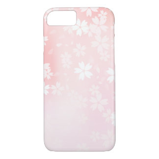 Faded Pink/White Cherry Blossoms Case-Mate iPhone Case