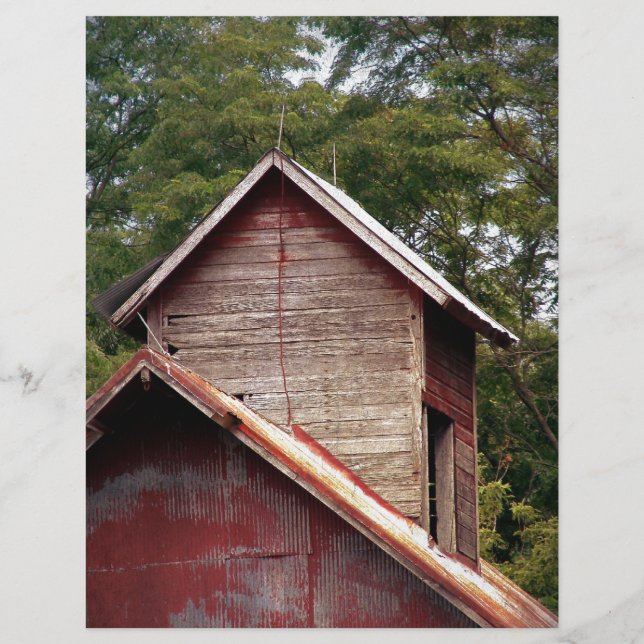 Faded Red Barn Cupola (Front)