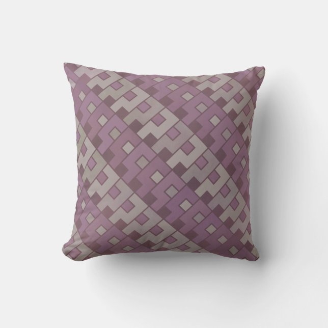 Faded Red Question Pattern Cushion (Front)