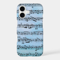 Faded Sheet Music Background
