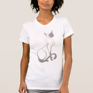 Faded Siamese Cat T-Shirt