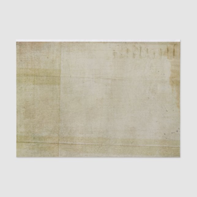 Faded tape distressed dirty beige journal tissue paper (Front)