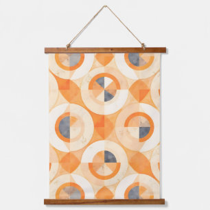 Faded Terra Geometrics Hanging Tapestry