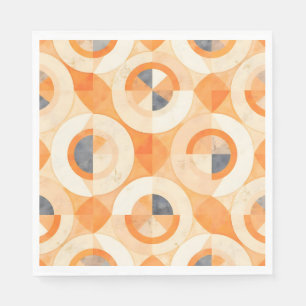 Faded Terra Geometrics Napkin