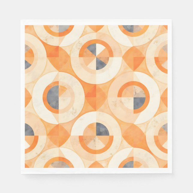 Faded Terra Geometrics Napkin (Front)