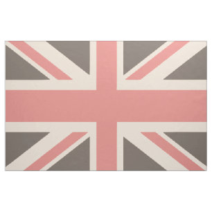 Faded UK United Kingdom Union Jack Flag Fabric