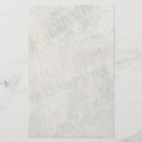 Faded Vintage Paper Parisian Advertisement Collage