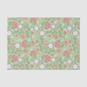 Faded Vintage Steampunk Clockwork Pocket Watch Tissue Paper