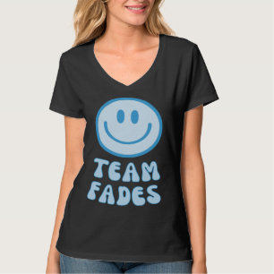 Fades or Braids Gender Reveal Retro Team Fades T-Shirt