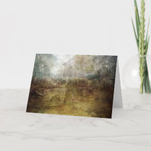 Fading Away Abandoned Car All Occasions Card