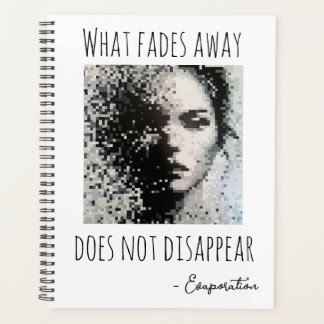 Fading monochrome face planner