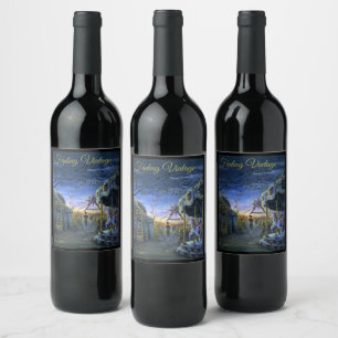 Fading Wine Label