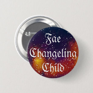 Fae Changeling Child Customisable Galaxy Identity 6 Cm Round Badge