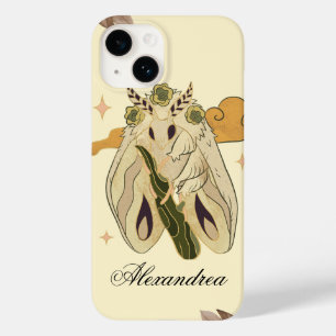 Fae Graphic Art, Mystical Moth Case-Mate iPhone 14 Case