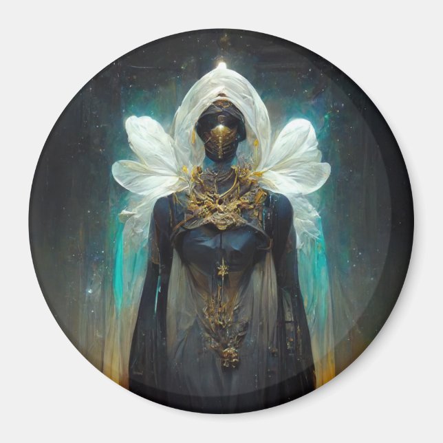 Fae Guardian Fantasy Magnet (Front)