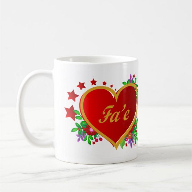 Fa'e - Mother's Day - Tonga Coffee Mug (Left)
