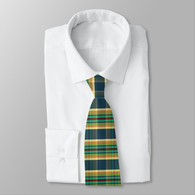 Fae Plaid FF Tie (Tied)