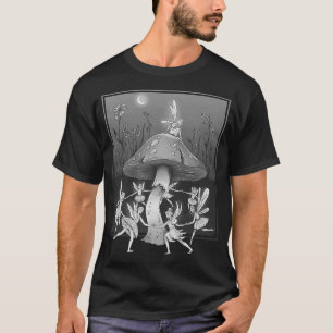Faecore Fairy Cottagecore Mushroom Fairycore Moon T-Shirt