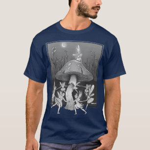 Faecore Fairy Cottagecore Mushroom Fairycore Moon T-Shirt