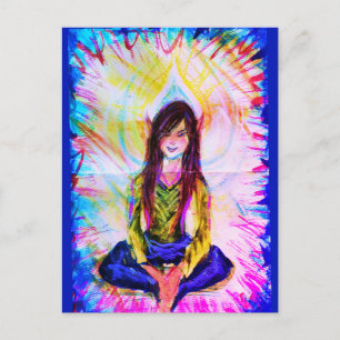 FaeMeditate(F) art postcard