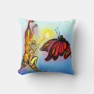 Faerie and Butterfly Cushion