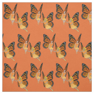 Faerie Art Fabric Butterfly Fairy Pattern Fabrics